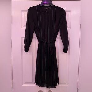 Simply Vera Vera Wang Black Long Sleeve Dress